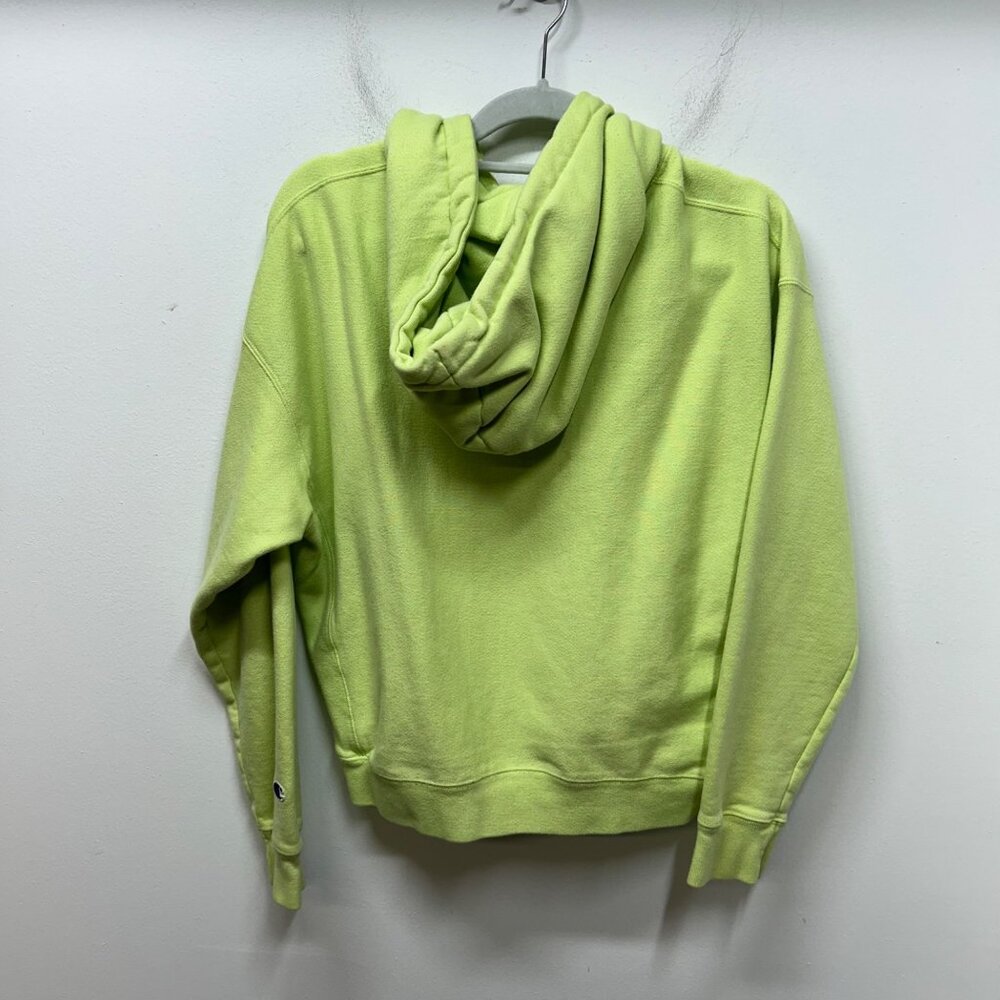 Champion green reverse weave hoodie sweater kangaroo pocket athletic XL - Picture 4 of 8